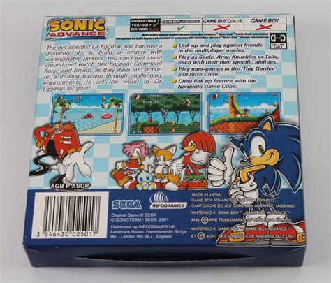 Sonic Advance Gba Game