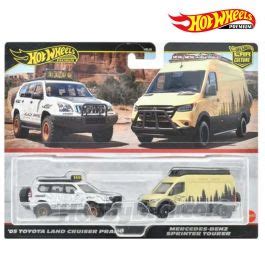 Hot Wheels Premium Packs Mercedes Benz Sprinter Tourer Toyota Land