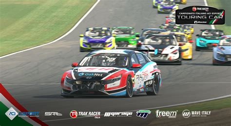 Ci Aci Esport Touring Car Trak Racer A Donington Graziano Stravince E