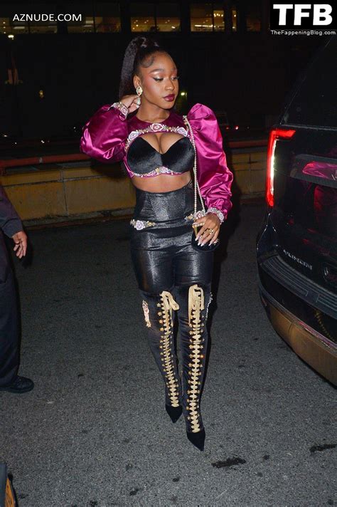 Normani Sexy Seen Flaunting Her Tits At The Standard Hotel Met Gala After Party In New York City
