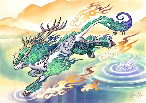 Kirin By Risachantag On Deviantart Mythical Creatures Art Creature