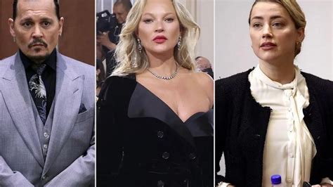 Kate Moss Revela Que Amber Heard Miente Johnny Depp No Me Empujó Por