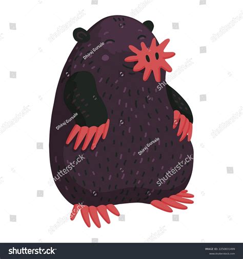 Cartoon Image Naked Mole Rat Which Stock Illustration Shutterstock