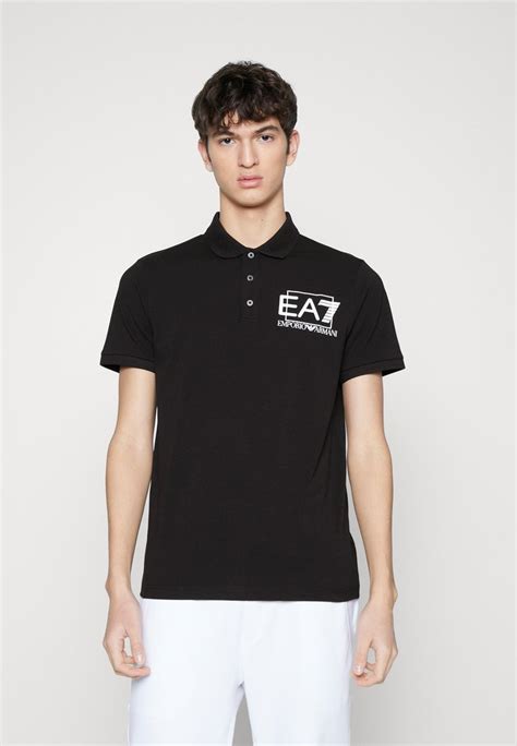 Ea7 Emporio Armani Polo Shirt Black Uk