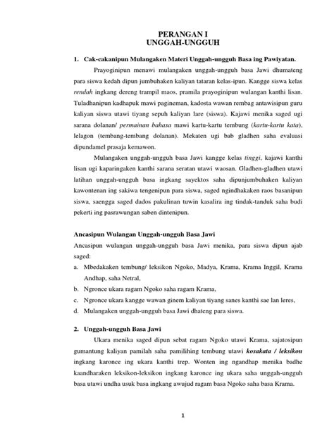 Unggah Ungguh Pdf