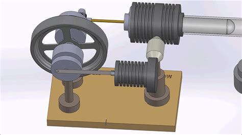 Motor Stirling Solidworks Animaci N Youtube