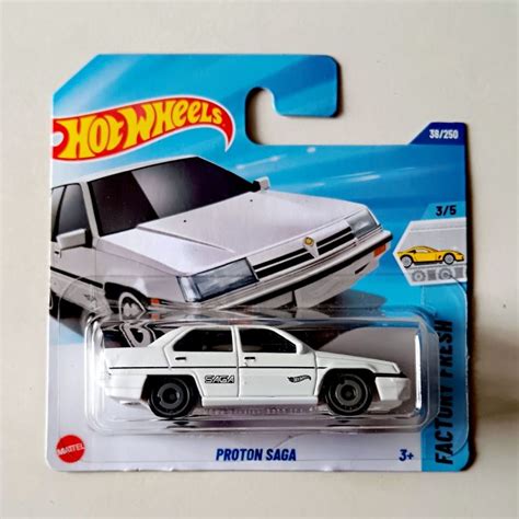 HOT WHEELS SHORT CARD Proton Saga Honda Civic EG Civic EF BMW M Wagon Ford Mustang