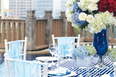 Dekorasi Pelaminan Nuansa Biru Putih - Art Mas Jeck