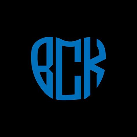 bck letter logo creative design bck unique design  vector art