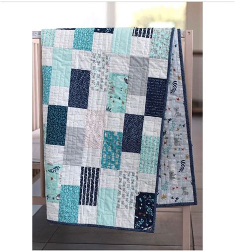 Bricks Baby Quilt Kit With Tutorial Link By Amy Smart Of Diary Of A