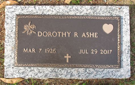Dorothy Ruth Ashe (1926-2017) - Mémorial Find a Grave