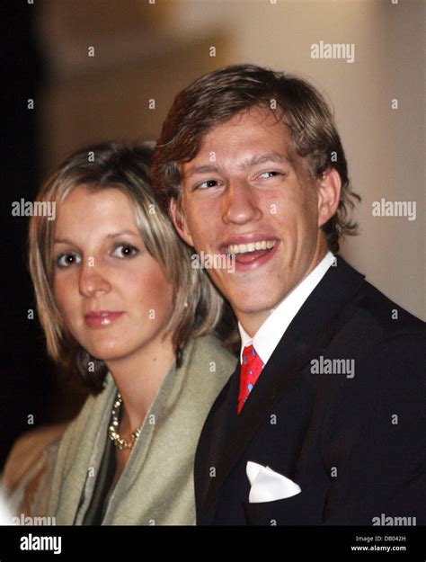 (R-L) Prince Louis of Luxembourg and his wife Tessy Antony pictured at the celebrations to the ...