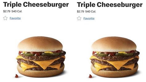 Triple Cheeseburger Mcdonalds Calories Asking List