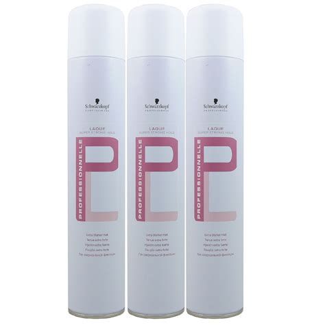Schwarzkopf Professionnelle Laque Super Strong Hold Haarspray 500 ml ...