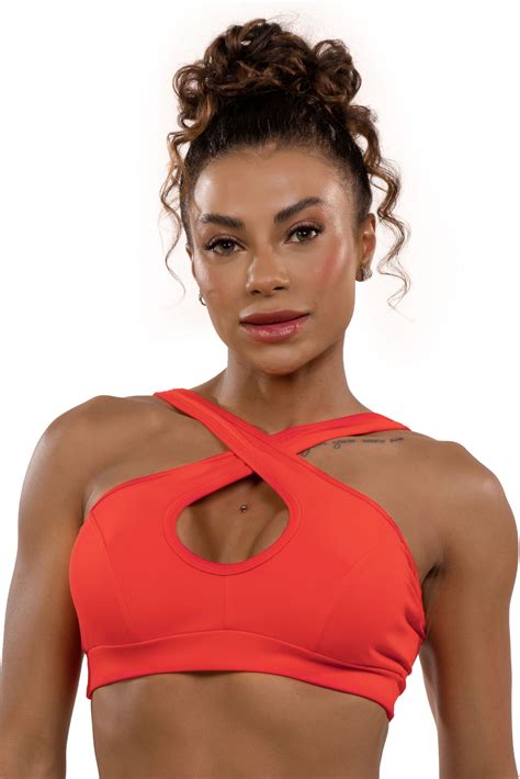 Top Infinity Em Suplex Poliamida BOJO Donna Carioca Moda Fitness