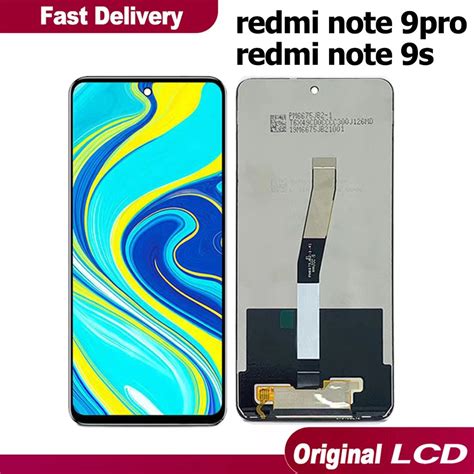 Xiaomi Redmi Note 9S Note 9pro 4G LCD Original Display Touch Screen