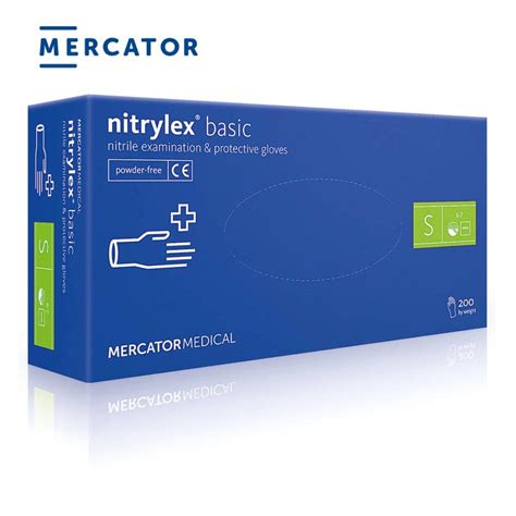 Рукавиці нітрилові Nitrylex Basic розмір S 100 шт (ID#1591359098), цена ...