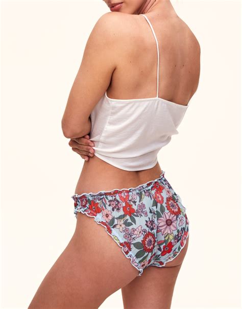 Georgia High Cut Floral Blue High Cut Bikini Adore Me