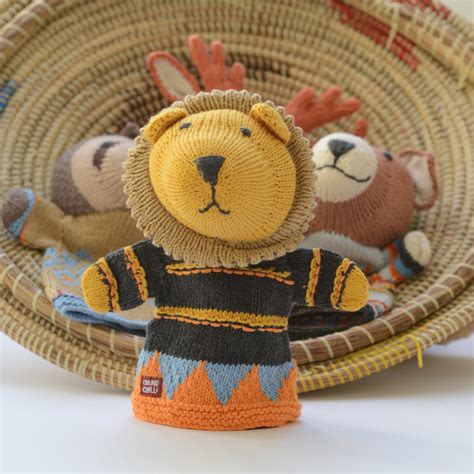 Hand Knitted Puppets in Organic Cotton | Etsy