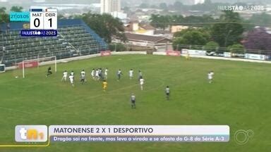 TEM Notícias 1ª Edição Sorocaba Jundiaí Desportivo Brasil perde