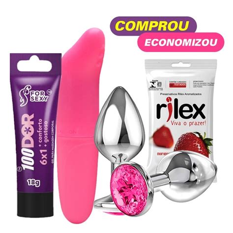Kit Plug Anal Sexo Anal Lubrificante Intimo Vibrador Feminino Sexual Camisinha Sex Shop