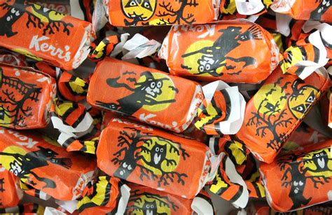 Orange And Black Wrapper Halloween Candy - farewellimage