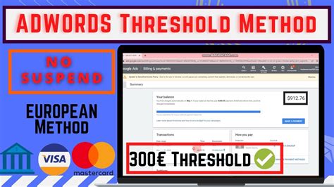 Google Ads Threshold Method Easy Way To Create Adwords Account