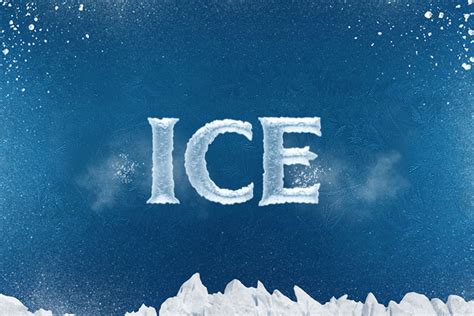 Ice Cold Text Effect