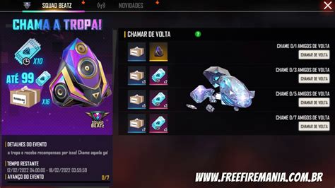 Free Fire Jogo Recebe Novo Evento Para Chamar Amigo De Volta Free Fire