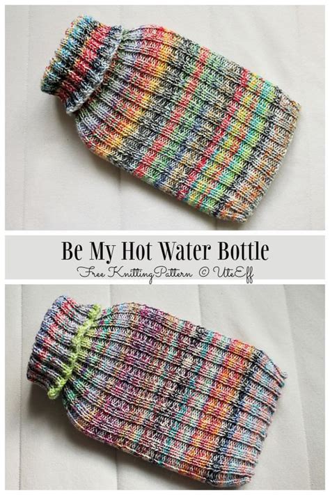 Simple Hot Water Bottle Cover Free Knitting Patterns Artofit