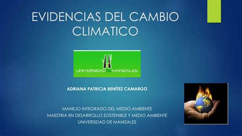 Pdf Evidencias Cambio Climatico Adriana Benítez Dokumentips