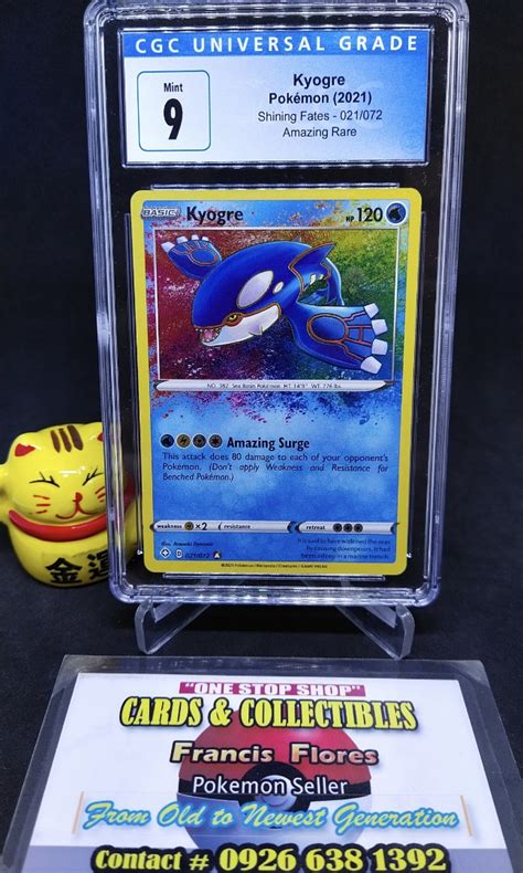 Pokemon Graded Card Cgc Kyogre Amazing Rare Shining