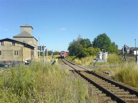 BR 612 bei der Durchfahrt von Tautenhain als CLEX - Bahnbilder.de