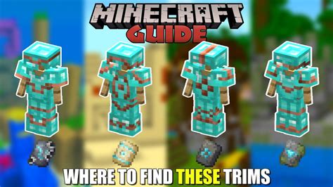 How To Find These 4 Armor Trims Minecraft Guide Ep 35 Bedrock Youtube