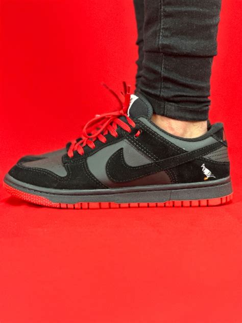 Nike Dunk Preto Vermelho Pombo Comprar Em Wl Drop