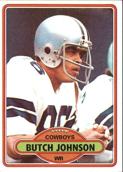 1980 Topps 506 Butch Johnson Nm Burbank Sportscards Beckett