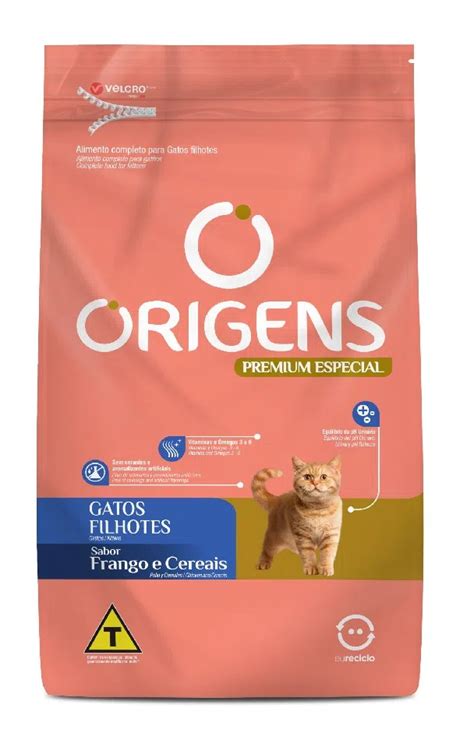 Ra O Origens Gatos Filhotes Frango E Cereais Kg Maisqpatas