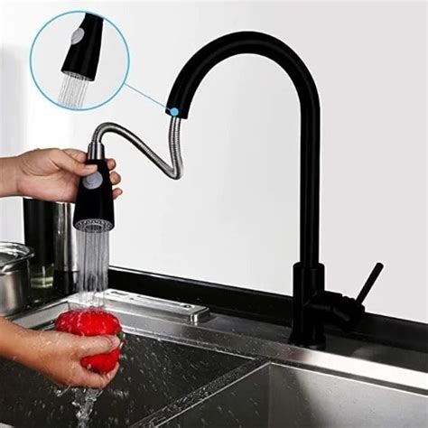 Basin Faucet Hot And Cold Mixer Tap Black Konga Online Shopping