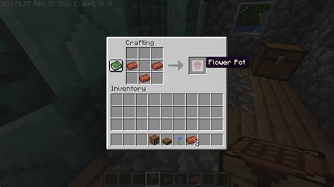 how to make plant pot in minecraft