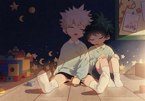 Bakudeku Pics 🥦💚🧡⚠️ Мультипликационные иллютрации Милые рисунки