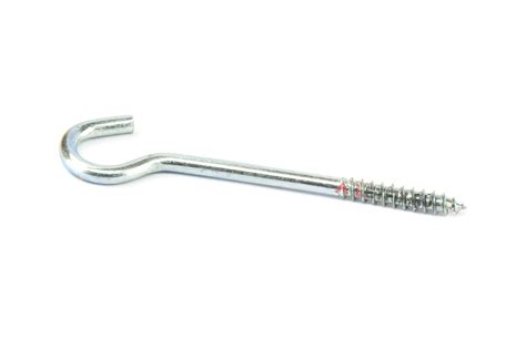 Саморез с крюком 6х80 (с полукольцом). Шуруп с крюком 6*80 мм.