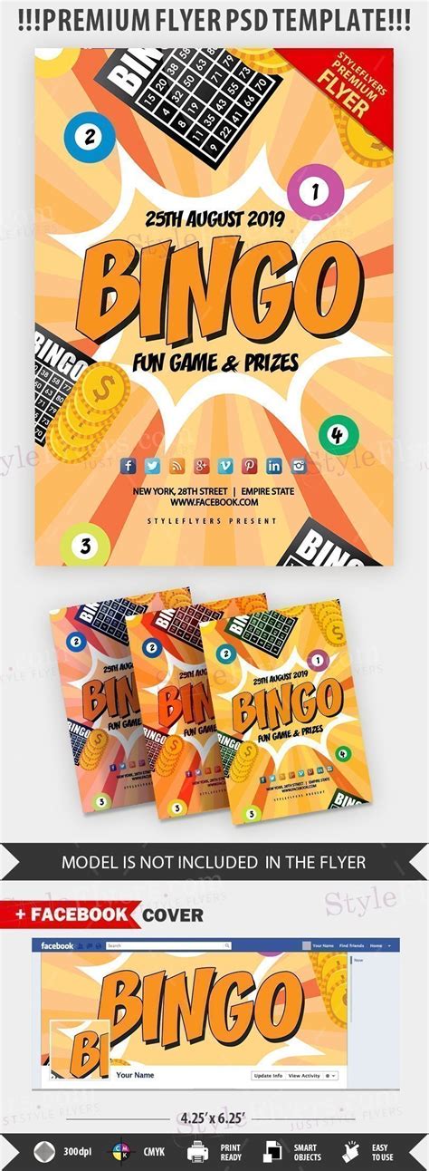 Bingo Psd Flyer Template 30830 Styleflyers