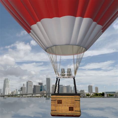 Balloon Hot Air D Model TurboSquid