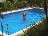 Naked Andrea Eckert in Ein Hund kam in Küche