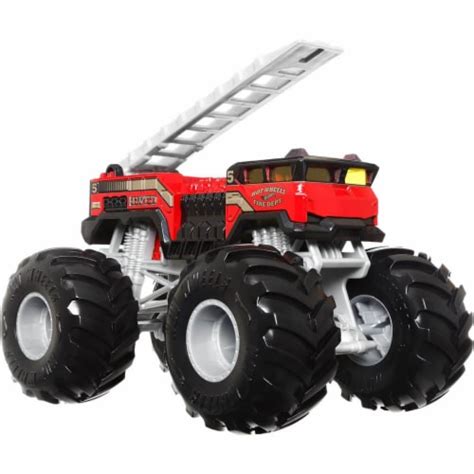 Mattel HNM77 Hot Wheels Monster Trucks Oversized Monster Truck 5 Alarm 1 Ct Kroger