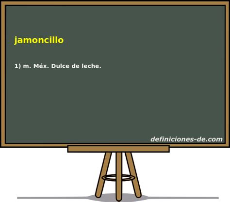 Significado de «jamoncillo»