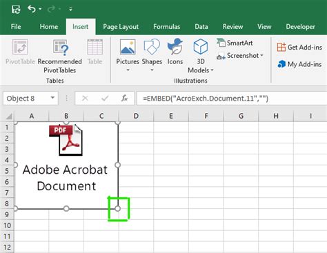 Como Inserir Um Arquivo Pdf No Ms Excel Acervo Lima