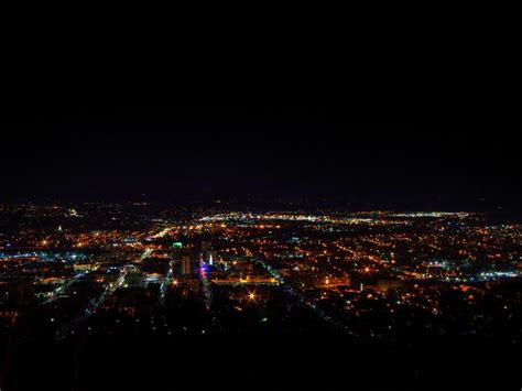 Reading Pa Skyline At Night From The Pagoda Smithsonian Photo