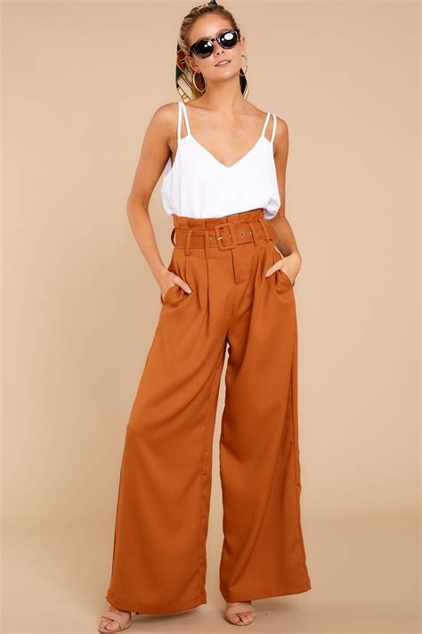 Well Known Business Rust Pants Pants Cute Two Piece Outfits Red