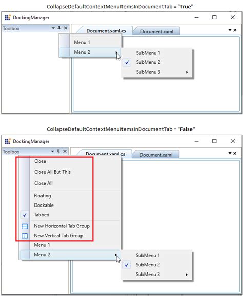 MDI TDI Functionalities In WPF Docking Control Syncfusion